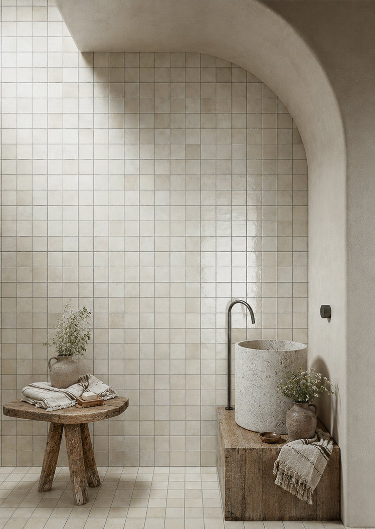 Crilly Blanc Decorative Porcelain Tiles