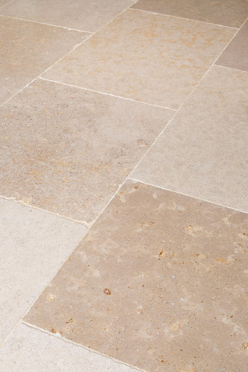 Dijon Blend Tumbled Limestone Pavers