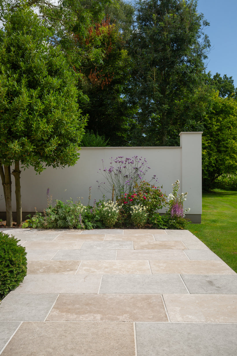 Dijon Tumbled Limestone Pavers