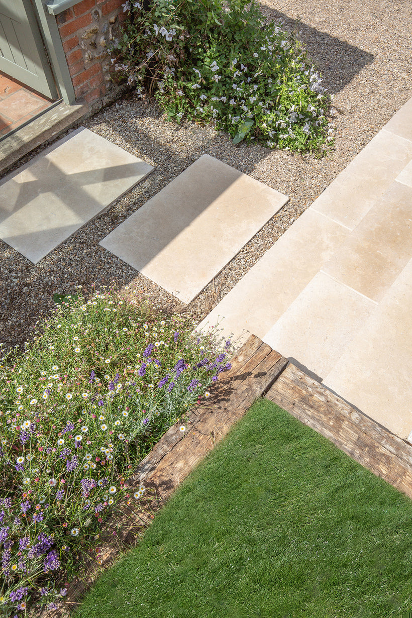 Dijon Seasoned Limestone Paving