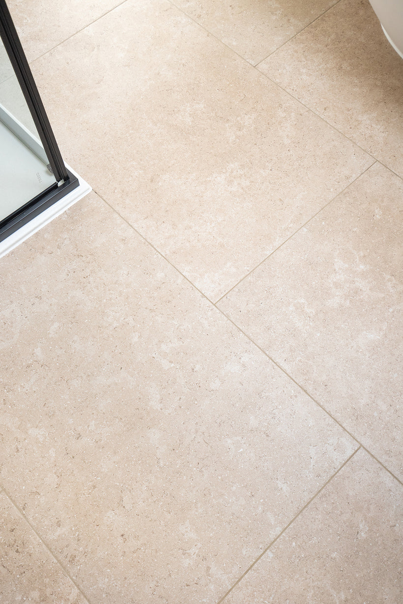 Dijon Beige Stone Effect Porcelain Tiles