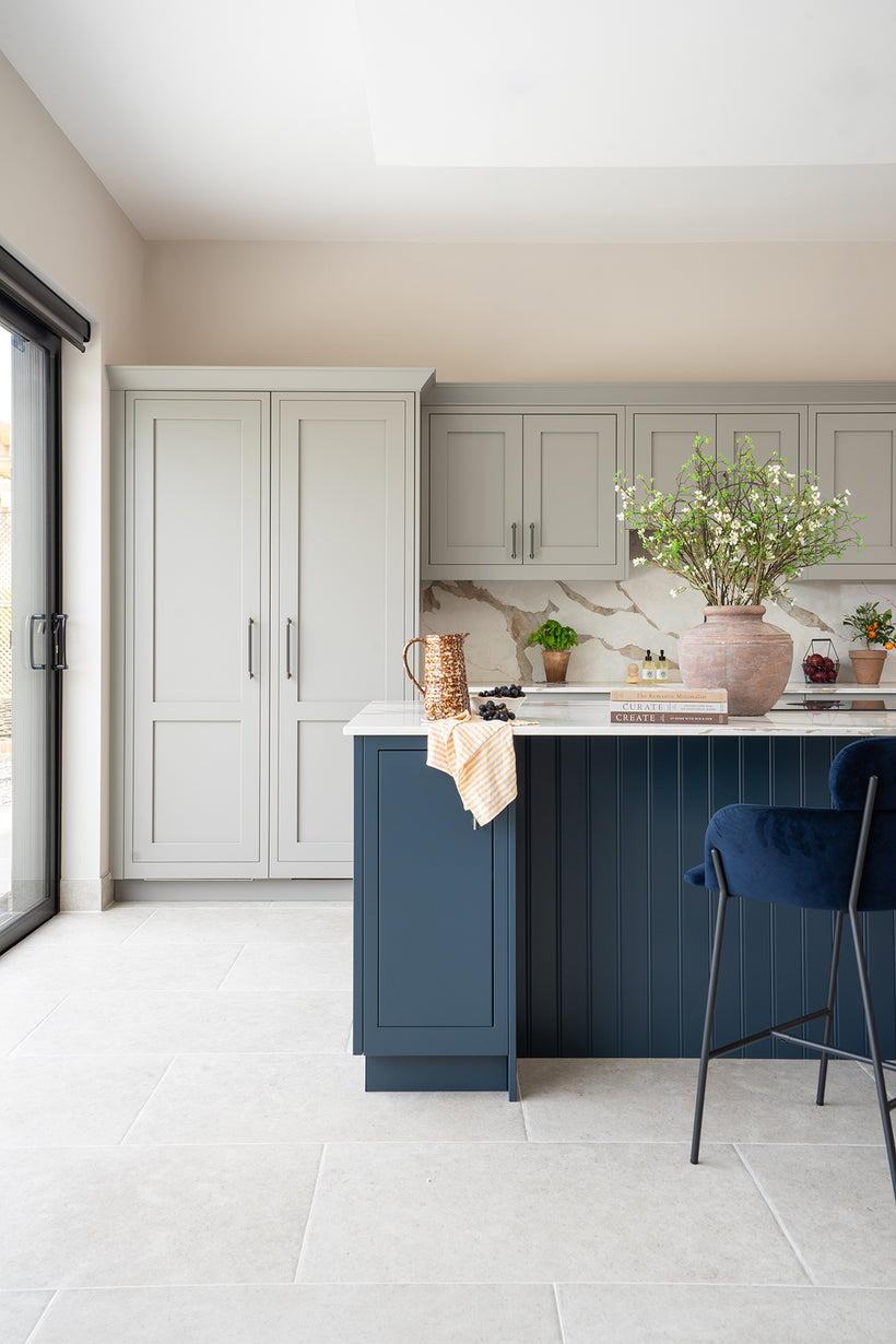 Dijon Blanc by QS Stone Effect Porcelain Tiles