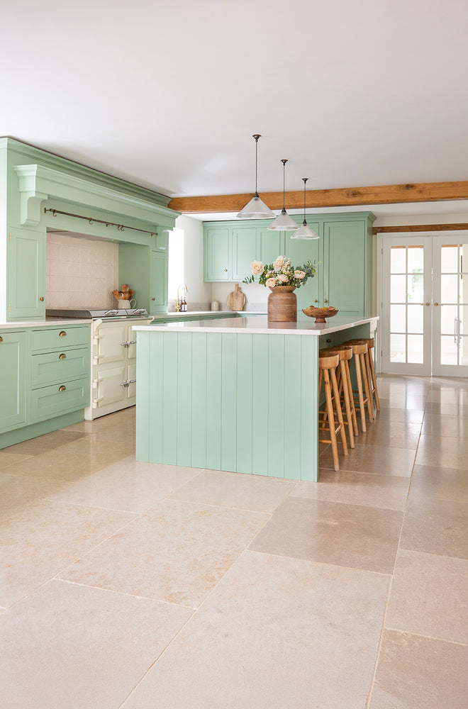 Dijon Blend Tumbled Limestone Tiles