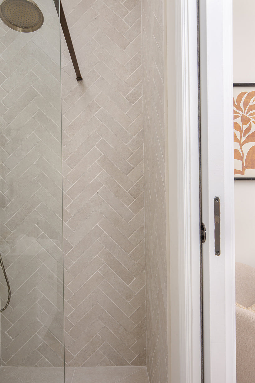 Dijon Rendition® by QS Stone Effect Porcelain Herringbone Tiles