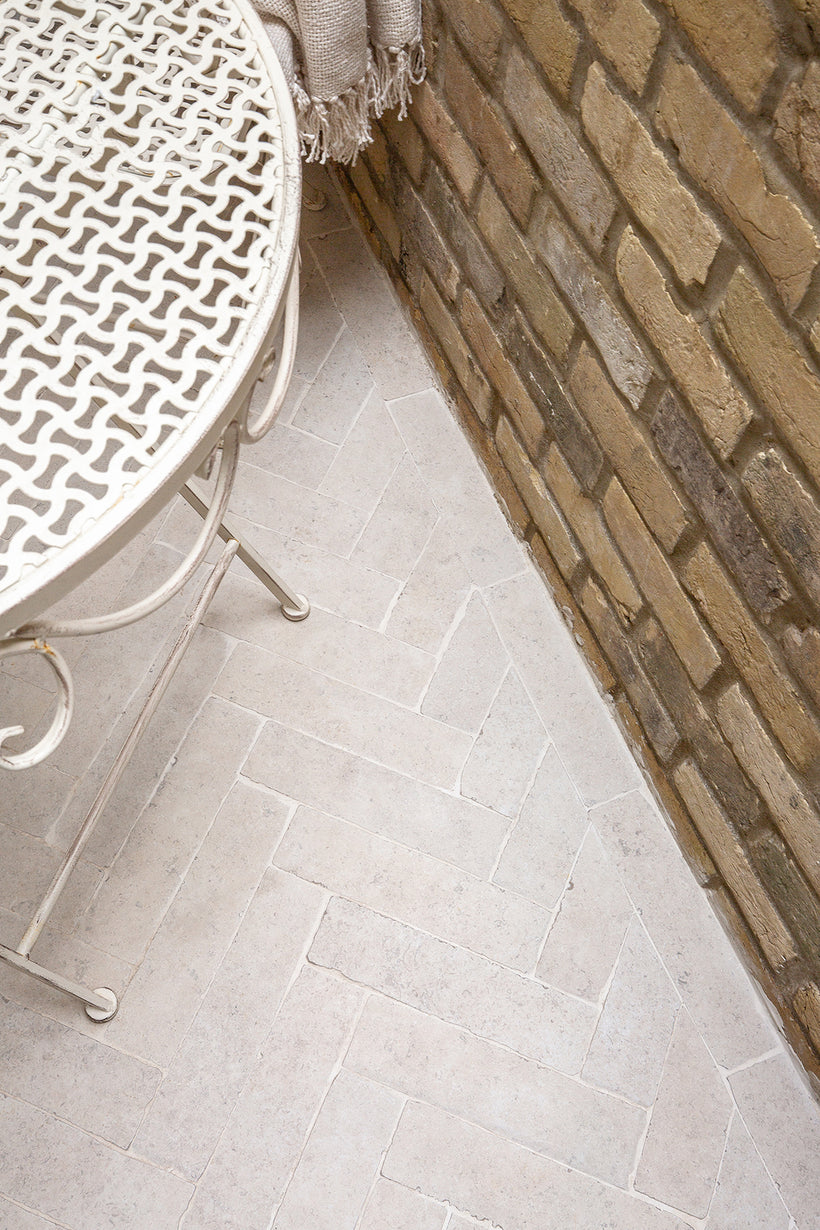 Dijon Rendition® by QS Rustic Edge Porcelain Herringbone Cobbles