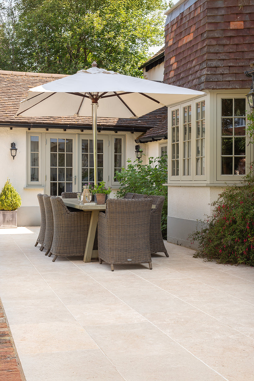 Dijon Tumbled Limestone Pavers