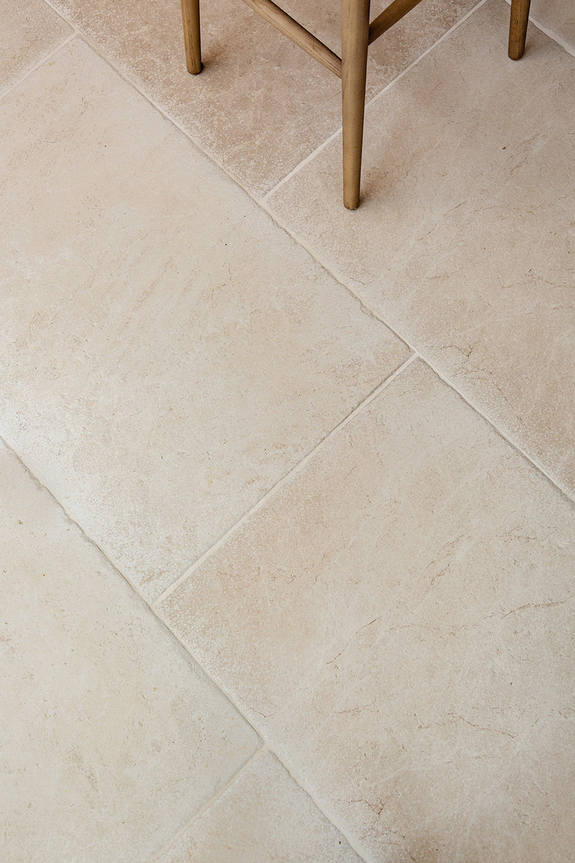 Dorchester Aged White Stone Effect Porcelain Tiles
