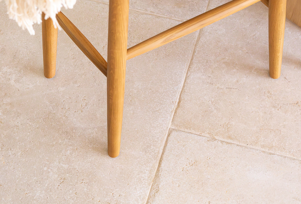 Dorchester Aged White Stone Effect Porcelain Tiles