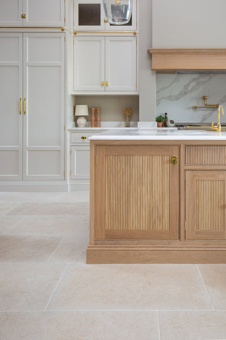 Dorchester Aged White Stone Effect Porcelain Tiles