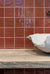 Farini Cinnamon Glazed Square Decorative Tiles