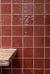 Farini Cinnamon Glazed Square Decorative Tiles