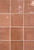 Farini Terracotta Glazed Square Decorative Tiles - Second Selection