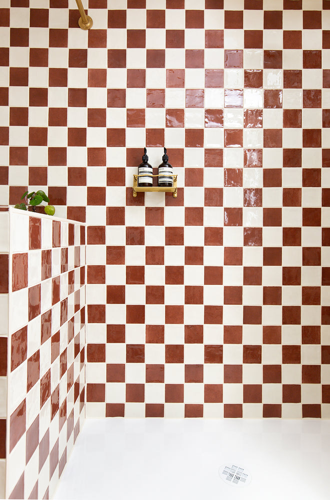 Farini Chalk Glazed Square Decorative Tiles