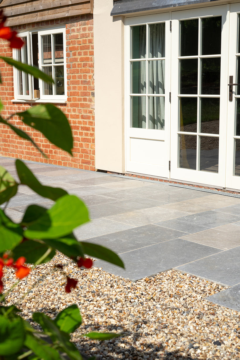 Farrow Grey Tumbled Limestone Pavers