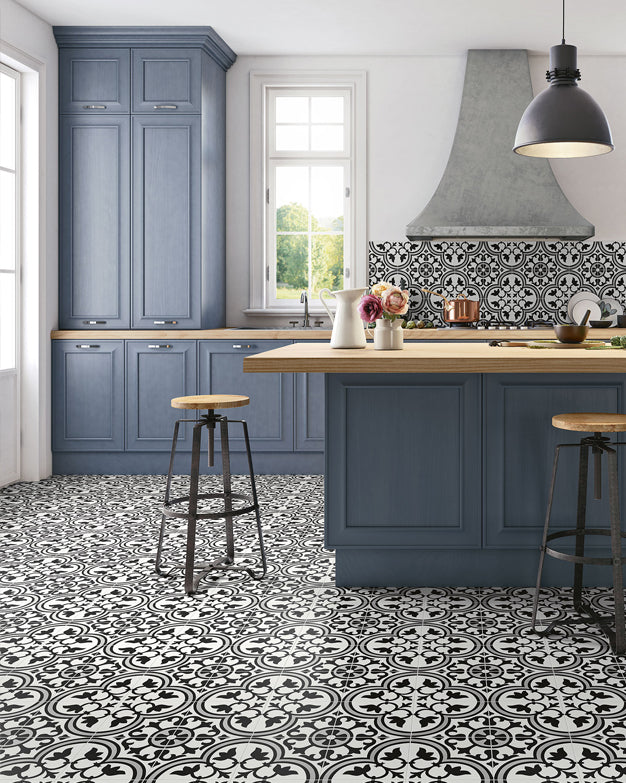 Job Lot 4.8m2 - Fiorella Mono Decorative Patterned Tiles