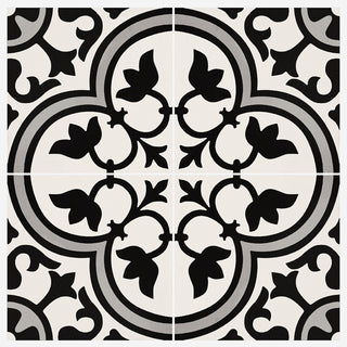 Fiorella Mono Decorative Patterned Tiles