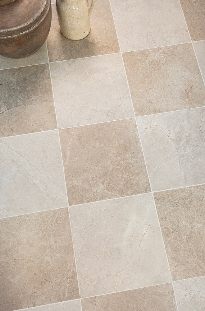 Fitzley Pearl Stone Effect Porcelain Tiles