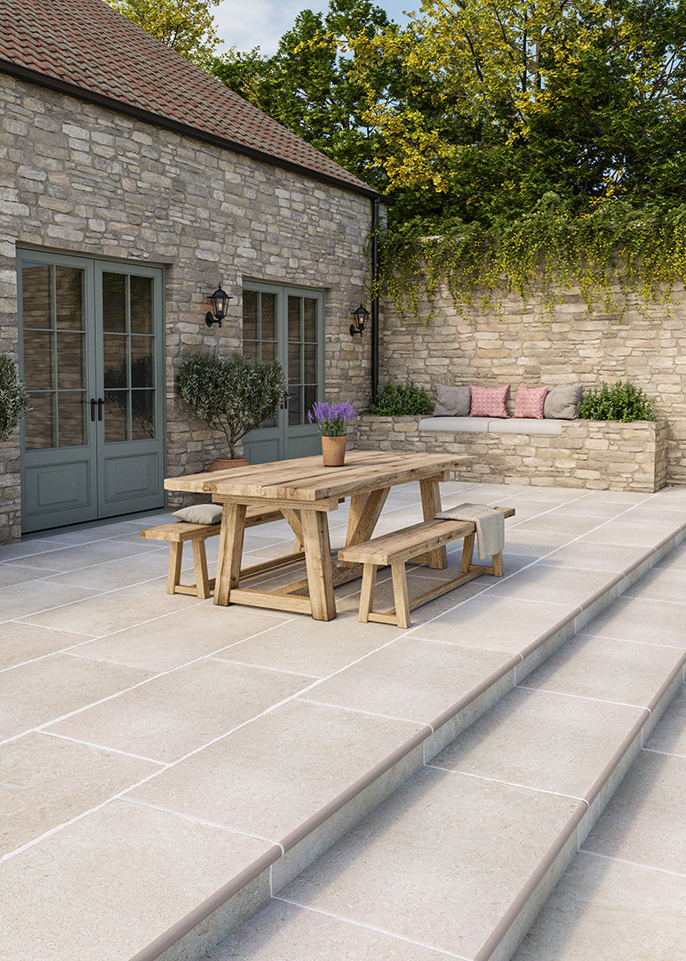 Florenne® Ivoire Stone Effect Porcelain Paving