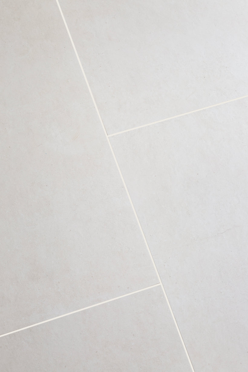 Frome White Stone Effect Porcelain Tiles