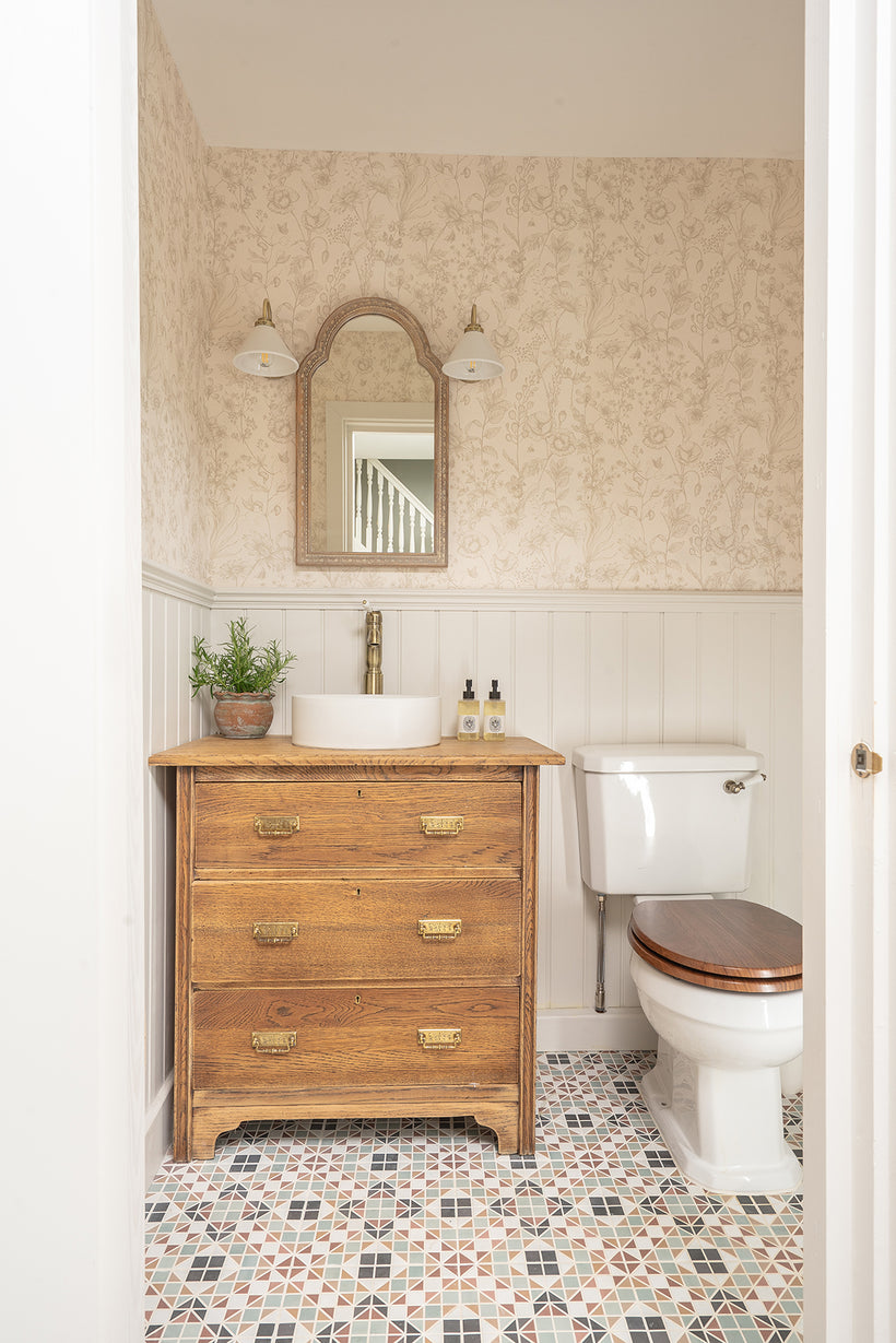 Grosvenor Burgundy Decorative Patterned Tiles