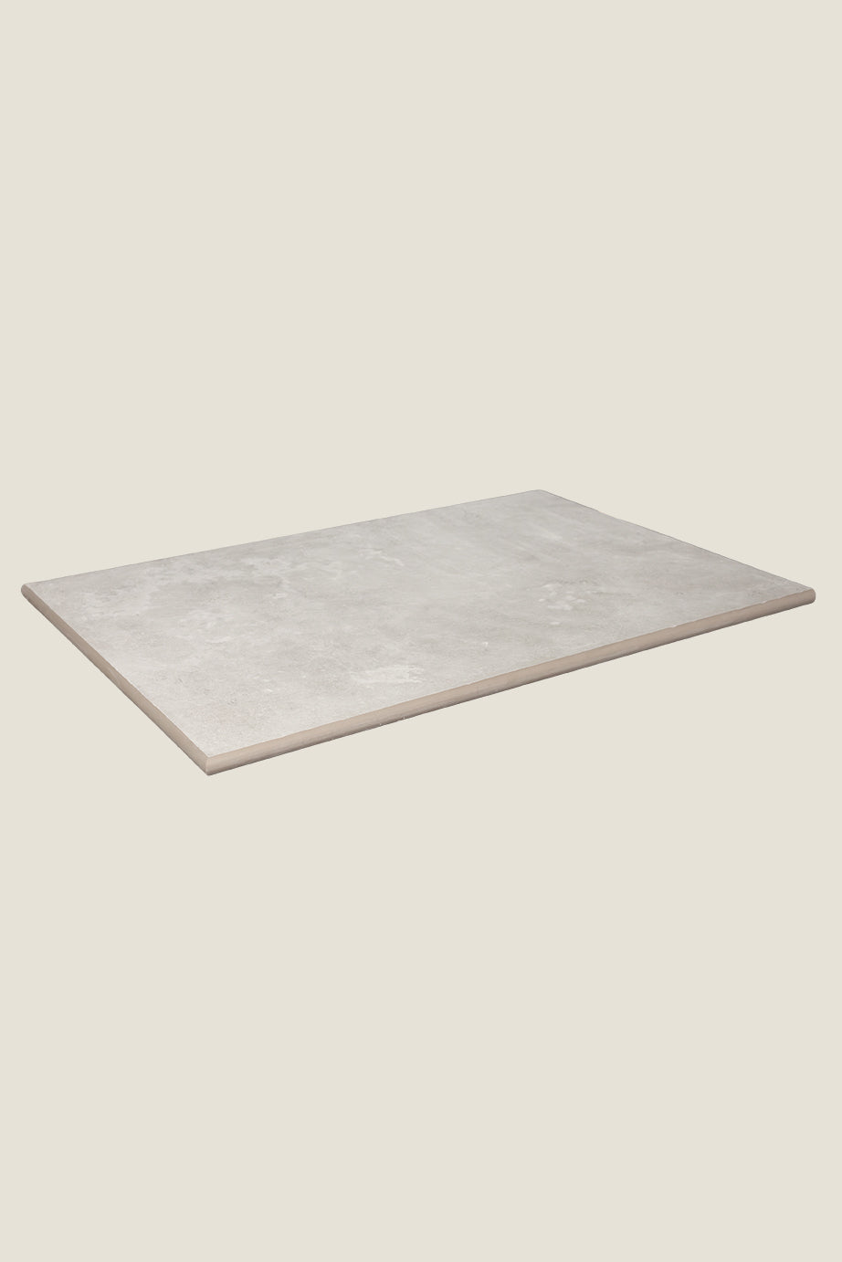 Hambleton Ivory Stone Effect Porcelain Right Corner Bullnose Step