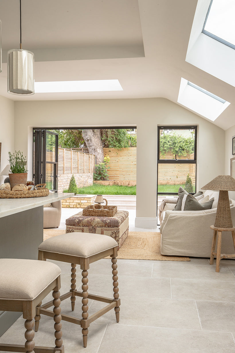 Hambleton Ivory Textured Stone Effect Porcelain