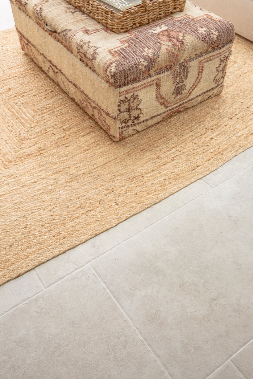 Hambleton Ivory Textured Stone Effect Porcelain