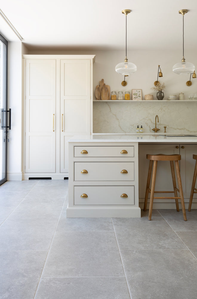 Hambleton Taupe Textured Stone Effect Porcelain