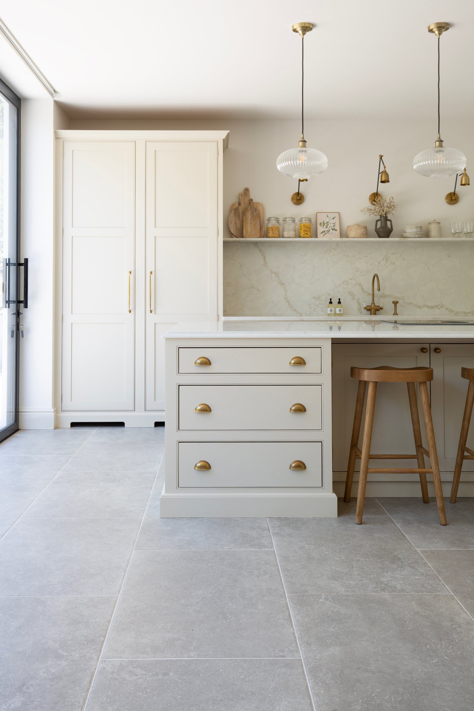 Hambleton Taupe Textured Stone Effect Porcelain