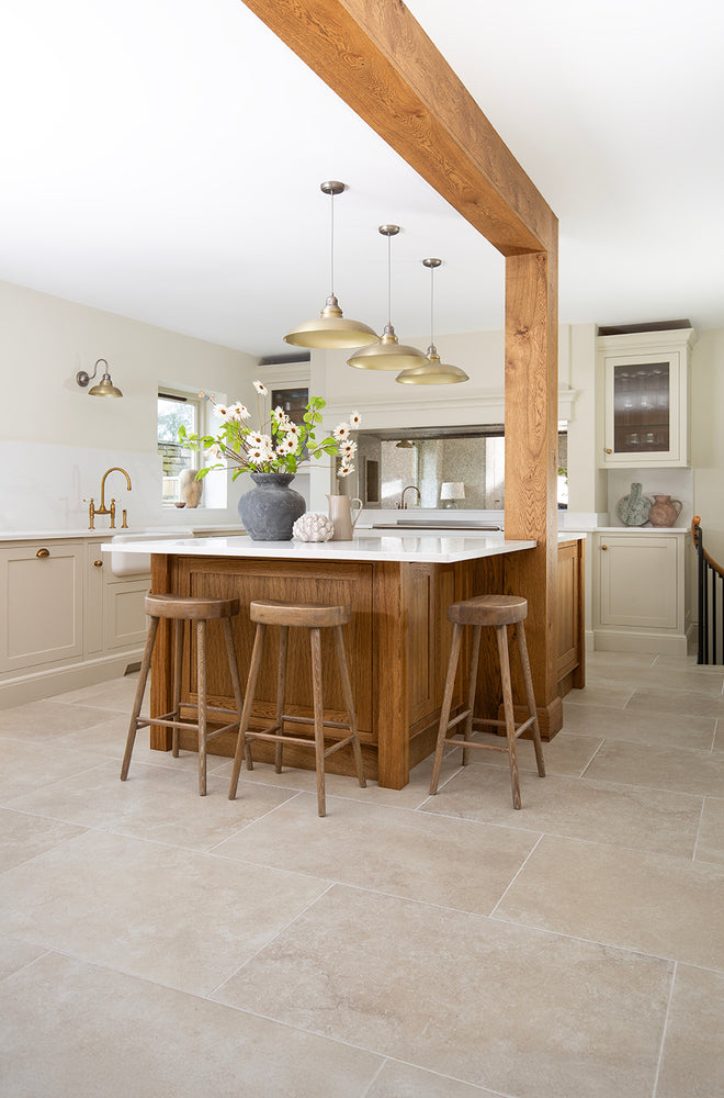 Hambleton Beige Textured Stone Effect Porcelain