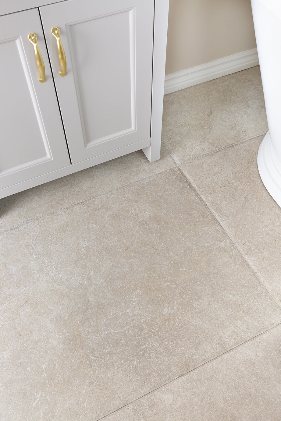 Hambleton Ivory Textured Stone Effect Porcelain