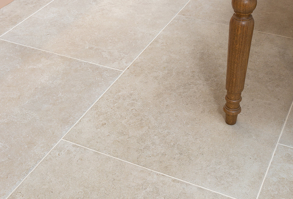 Hambleton Ivory Textured Stone Effect Porcelain