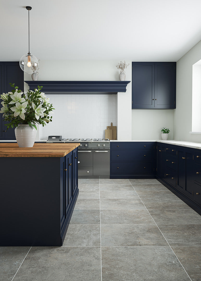 Harley Anthracite Concrete Effect Porcelain Tiles