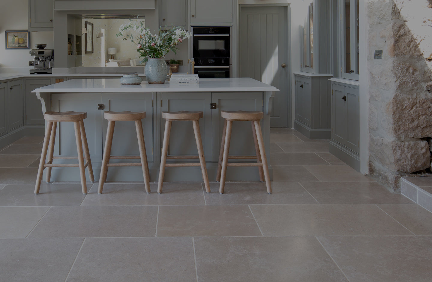 Hockley Antiqued Sage Metro Tiles | Wall Tiles | Quorn Stone