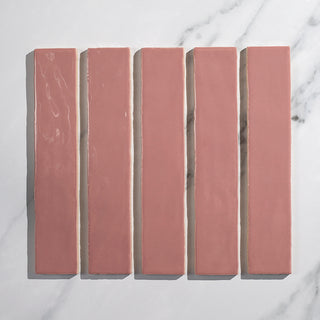 Job Lot 6.6m2 - Jelly Raspberry Gloss Metro Tiles