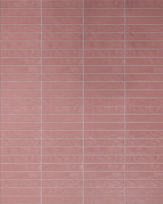 Jelly Raspberry Gloss Metro Tiles Decorative Quorn Stone