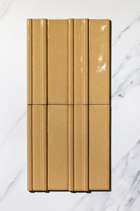 Juno Mustard Gloss Metro Tiles