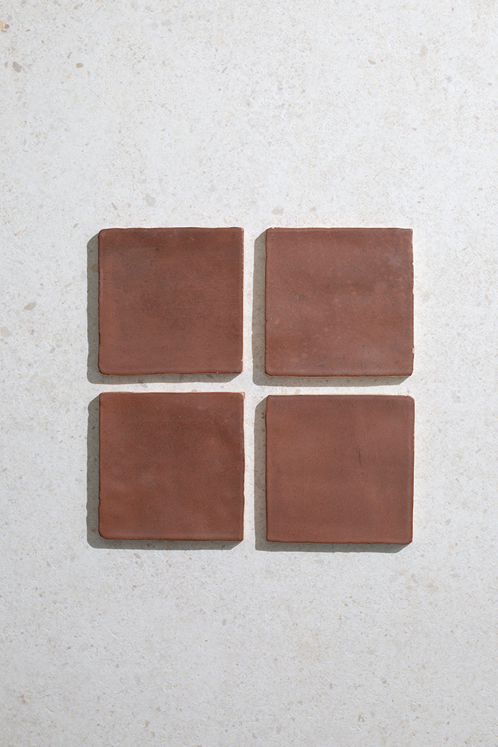 Kasbah Burgundy Square Decorative Tiles
