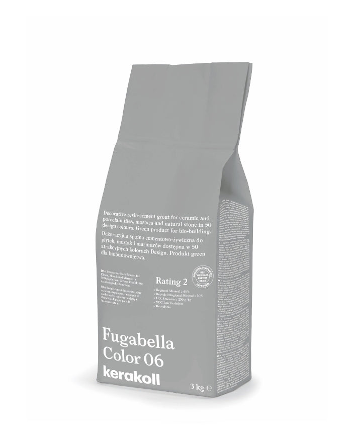 Kerakoll Color Stain Resistant Grout 06 Pearl Grey 3KG