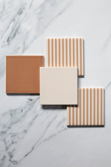 Job Lot 9.045m2 - Kiki Base Peach Gloss Decorative Tiles