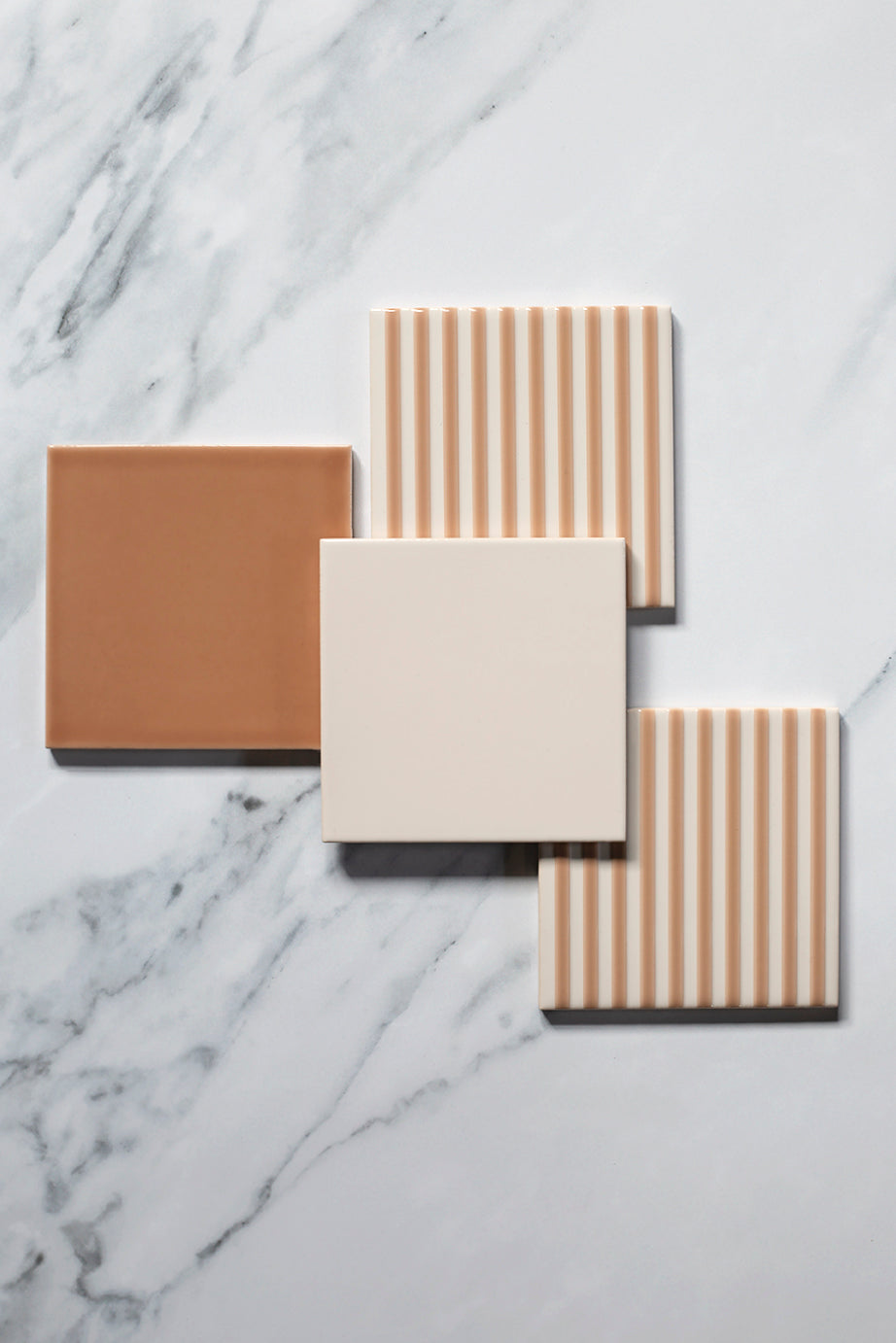 Job Lot 9.045m2 - Kiki Base Peach Gloss Decorative Tiles