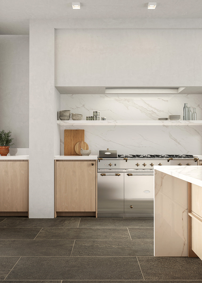 Kingston Greige Quartzite Effect Porcelain Tiles