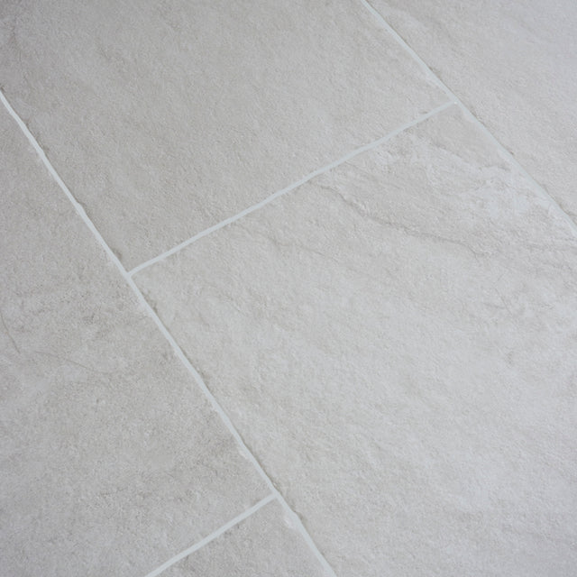 Lacock White Tumbled Effect Porcelain Pavers