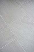 Lacock White Tumbled Effect Porcelain Pavers