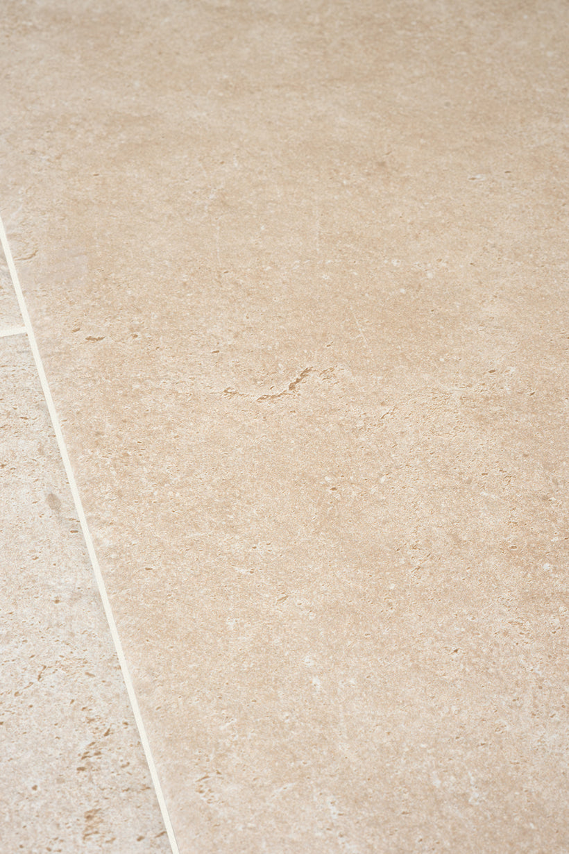 Lorient Beige Stone Effect Porcelain Tiles - Second Selection