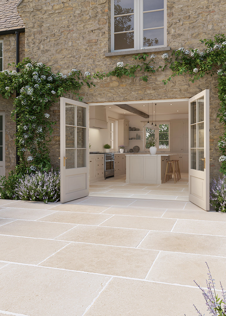 Lorient Beige Stone Effect Porcelain Pavers