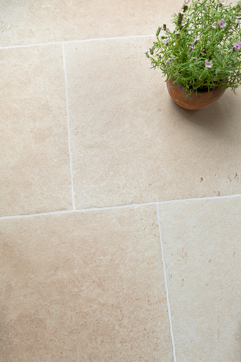 Lorient Beige Stone Effect Porcelain Pavers
