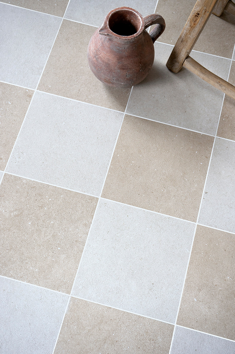 Ludlow Ivory Stone Effect Porcelain Tiles | Quorn Stone