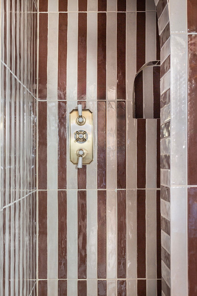 Luella Claret Red Gloss Metro Tiles