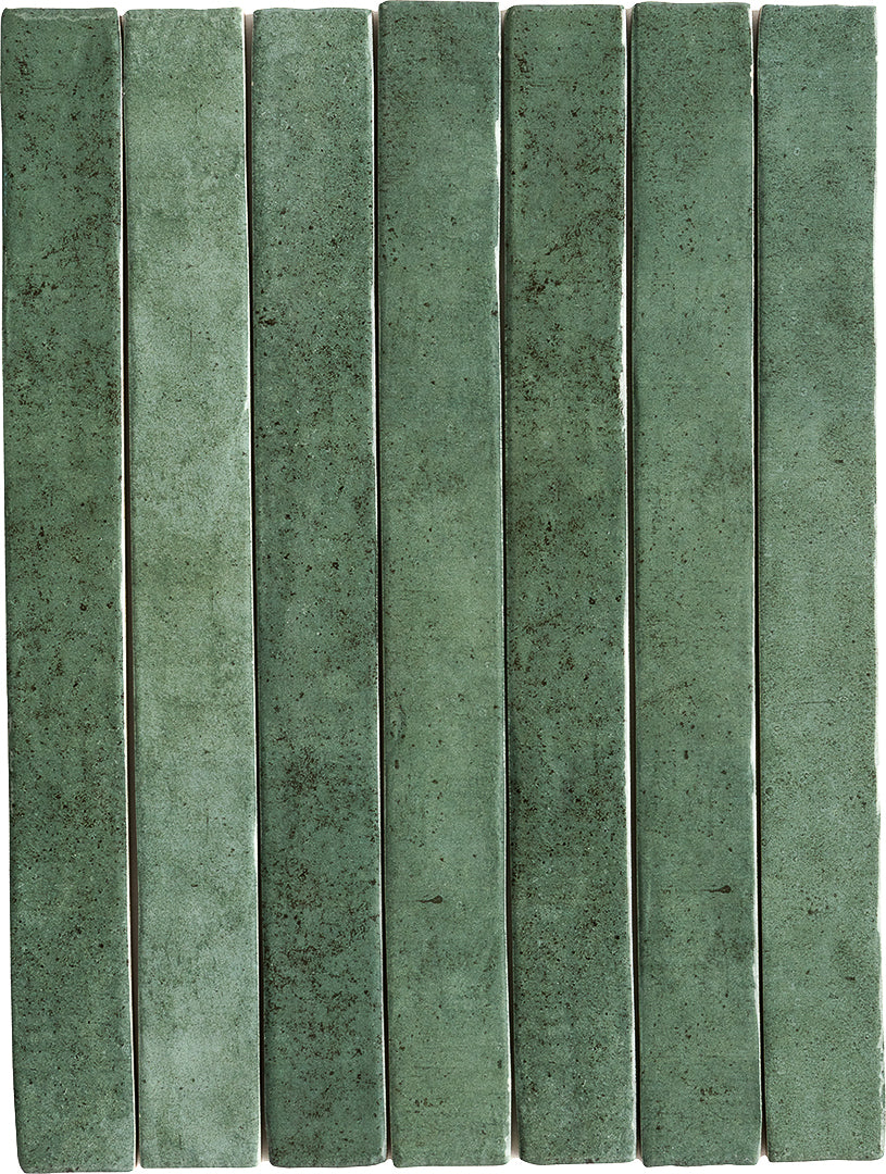 Luella Emerald Green Gloss Metro Tiles